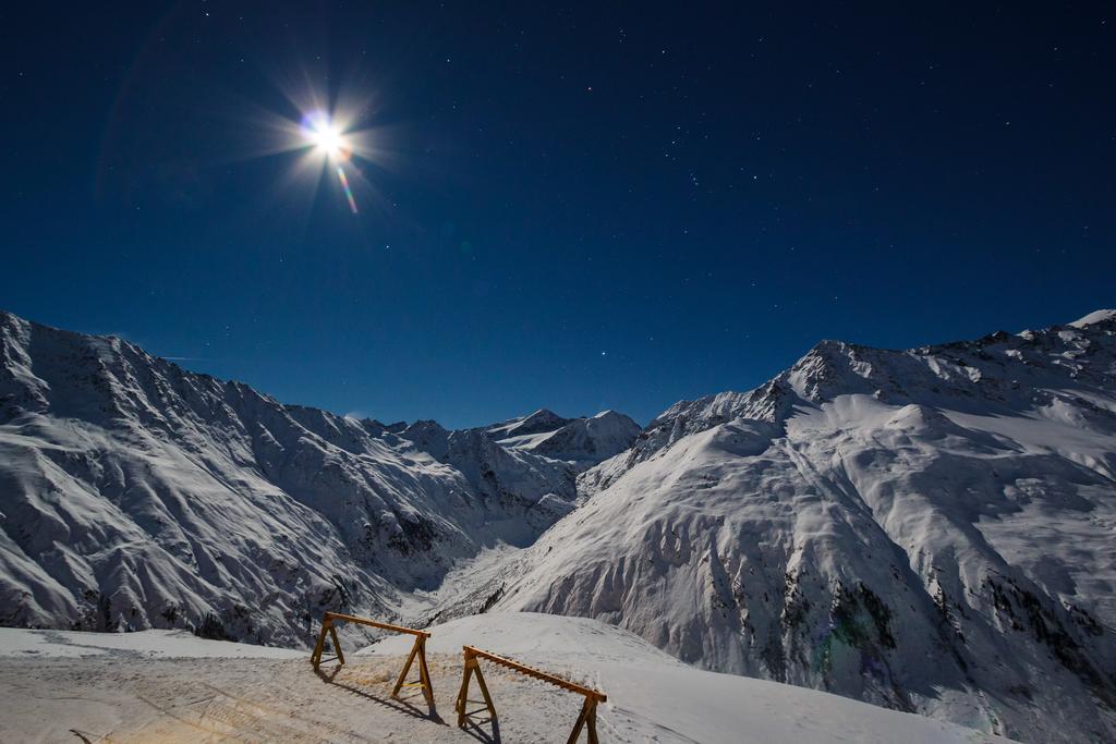 Gletscherchalet Sankt Leonhard im Pitztal Bagian luar foto